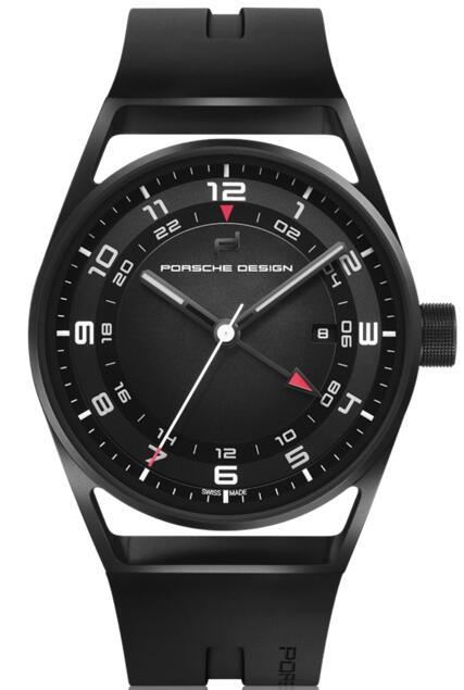 Review Porsche Design 4046901418212 1919 GLOBETIMER BLACK RUBBERwatch for sale - Click Image to Close